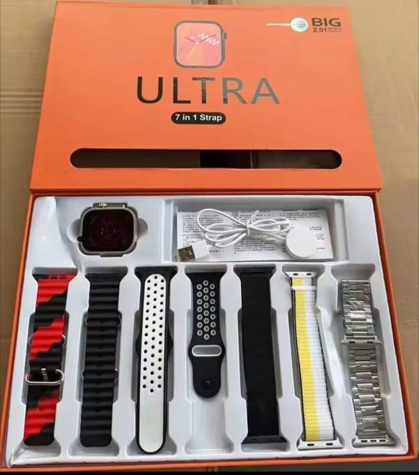 AirPods Pro 2 + Ultra 7-in-1 Smartwatch Combo – Premium Sound & Fitness Tracking