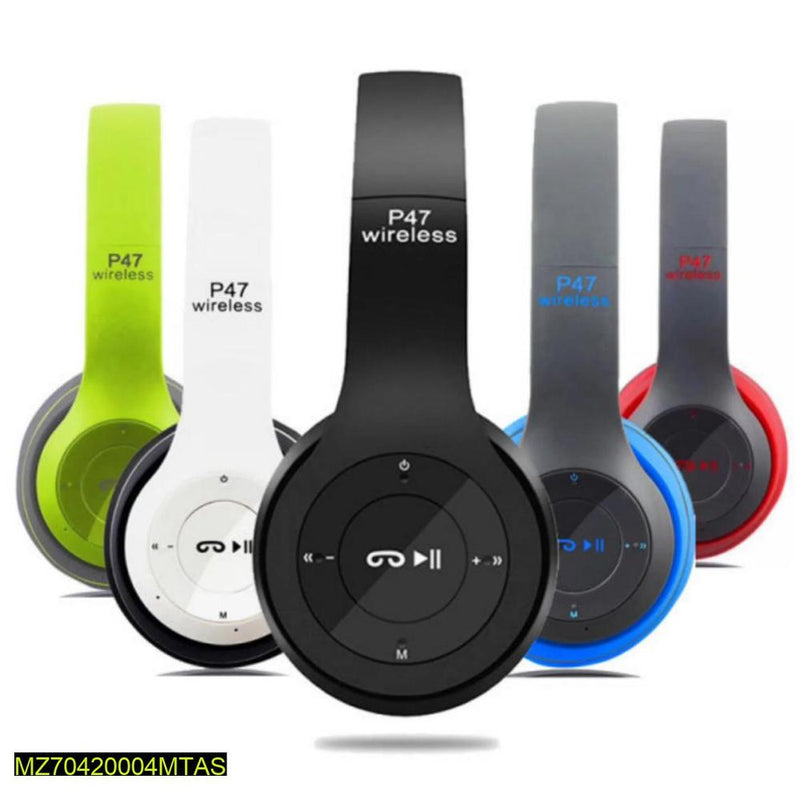 Wireless Stereo Headphones with Bluetooth, FM, TF Card &amp; Aux Support | 5 Color Options