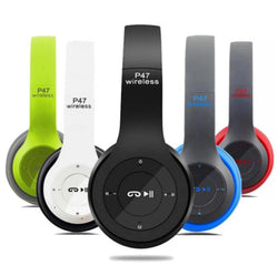 Wireless Stereo Headphones with Bluetooth, FM, TF Card &amp; Aux Support | 5 Color Options