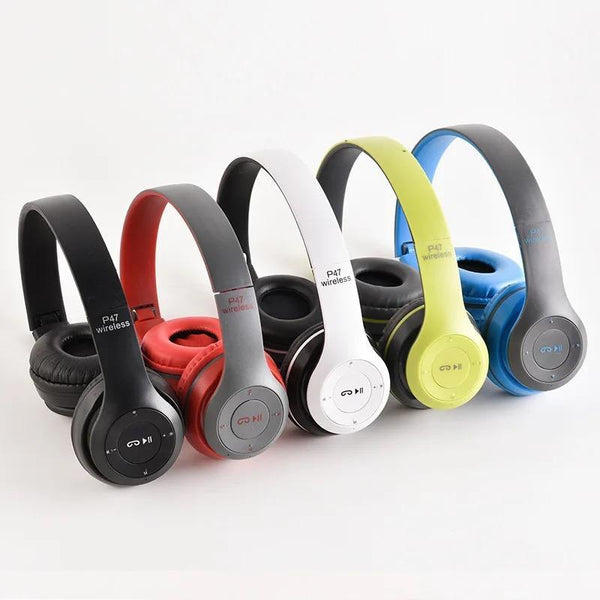 Wireless Stereo Headphones with Bluetooth, FM, TF Card &amp; Aux Support | 5 Color Options
