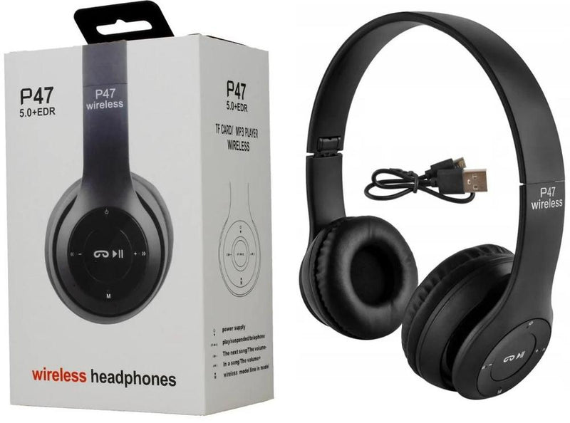 Wireless Stereo Headphones with Bluetooth, FM, TF Card &amp; Aux Support | 5 Color Options