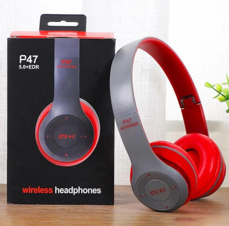 Wireless Stereo Headphones with Bluetooth, FM, TF Card &amp; Aux Support | 5 Color Options
